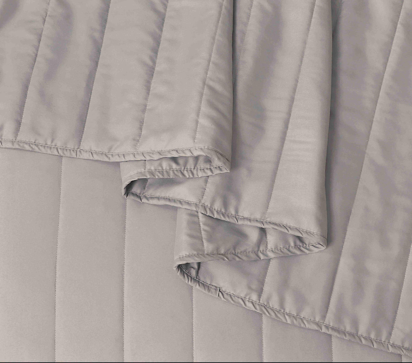 Quilted Stripe Bedspread - LINEN - Bedding Park
