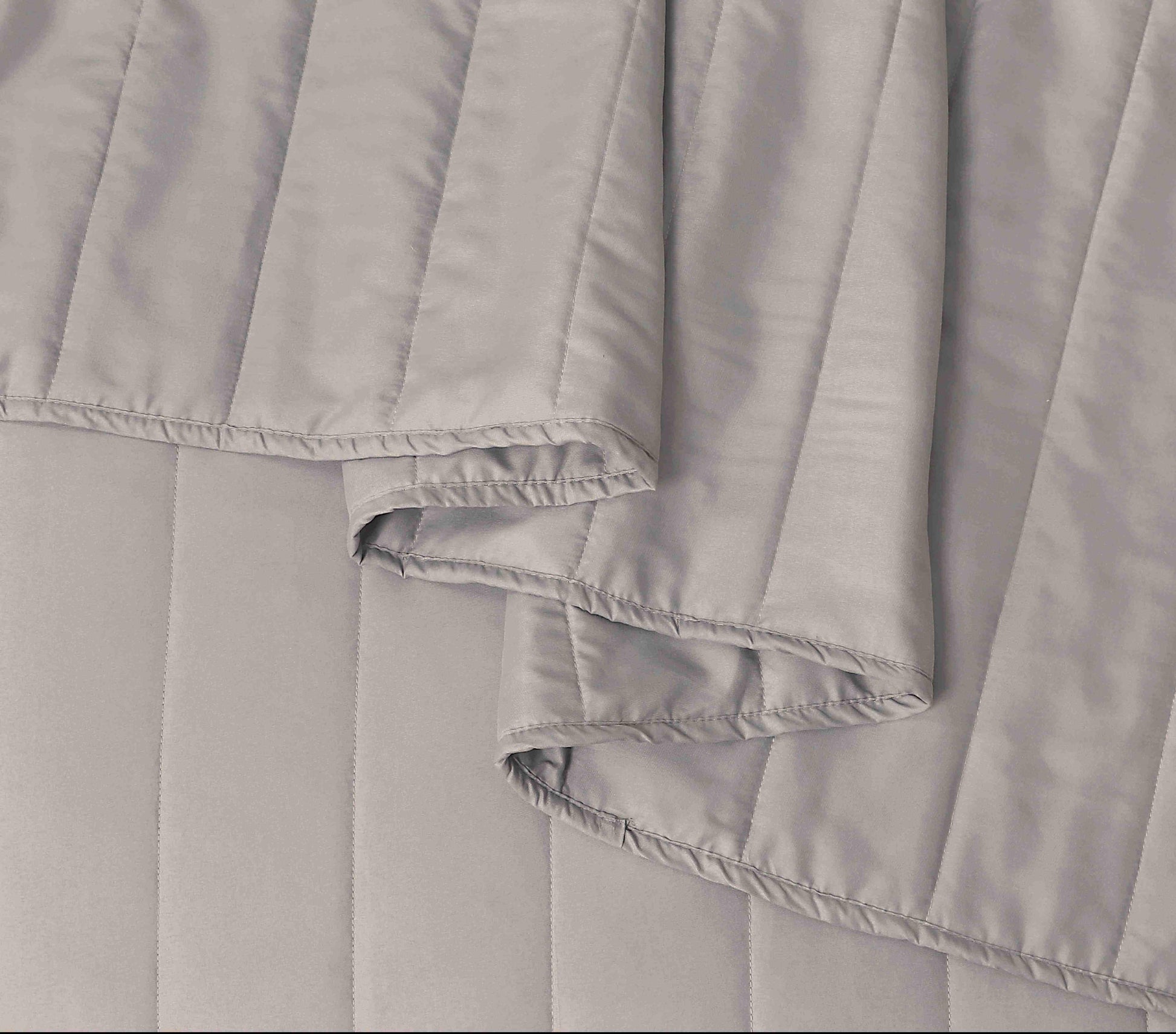 Quilted Stripe Bedspread - LINEN - Bedding Park