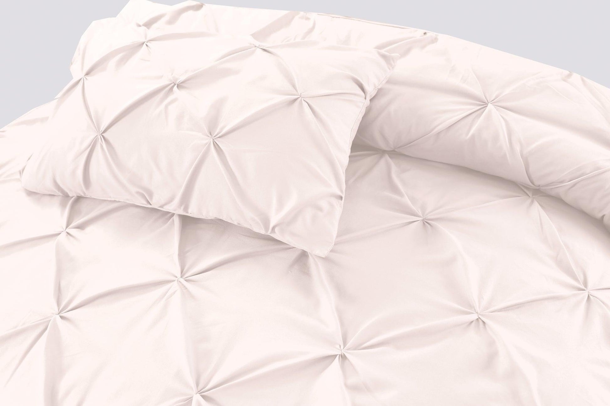 Pintuck Duvet Cover Set- Blush - Bedding Park