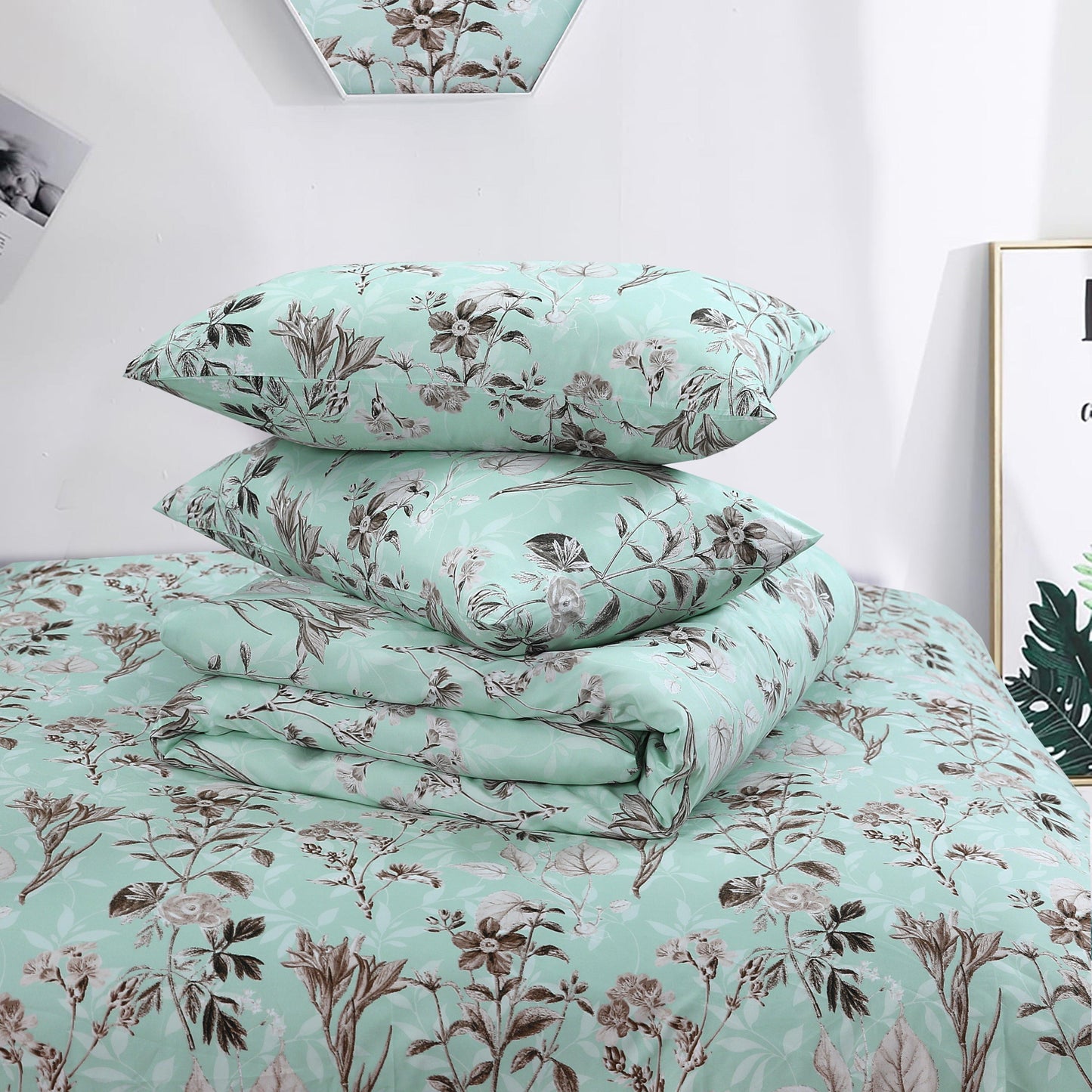 Vintage Floral Bed Sheet Set - Bedding Park