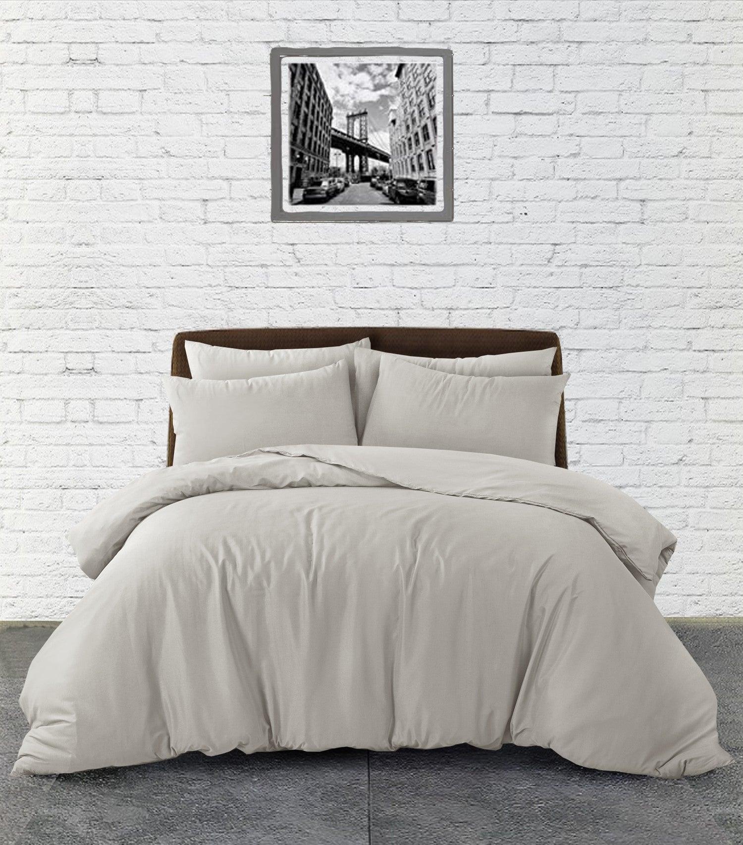 Plain Duvet Cover Set - Linen - Bedding Park