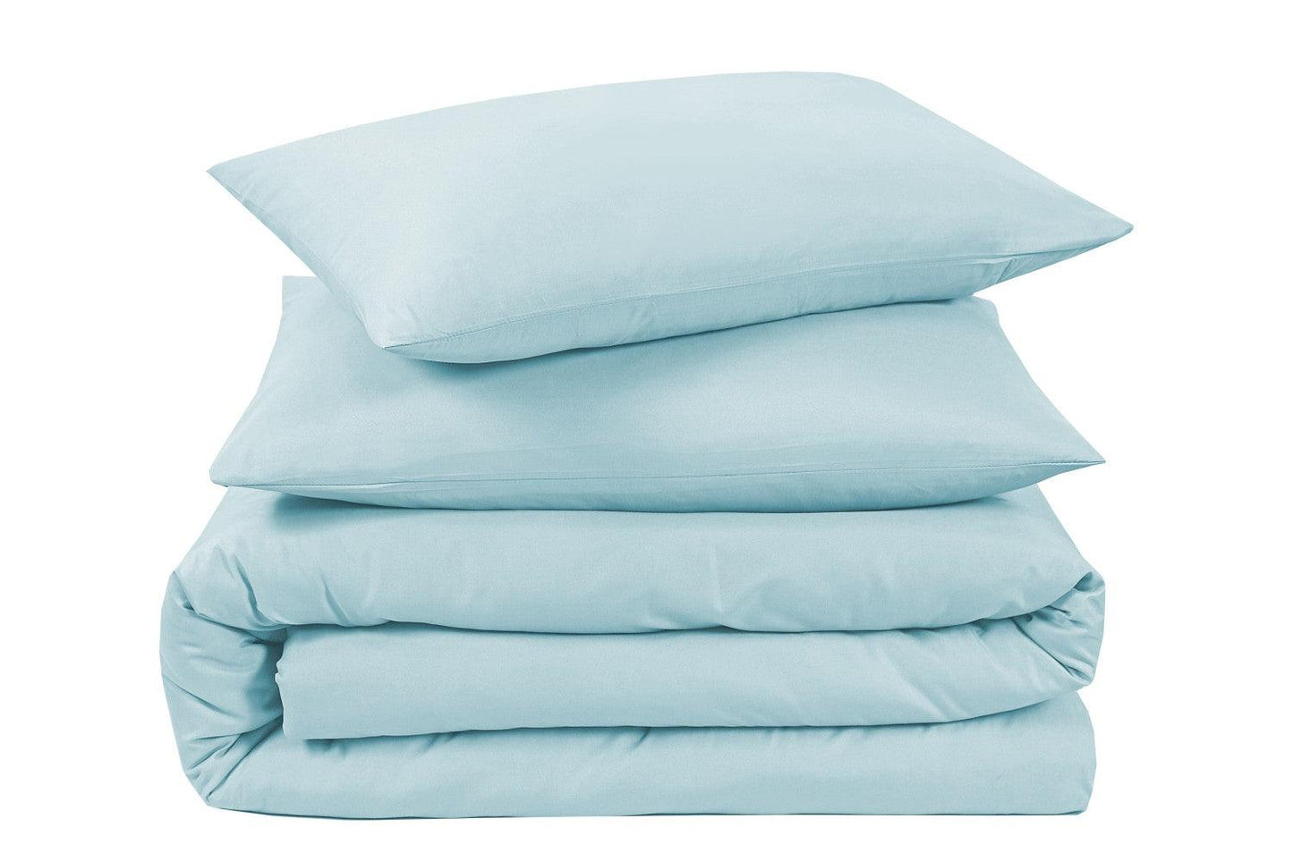 Plain Duvet Cover Set - Spa Blue - Bedding Park