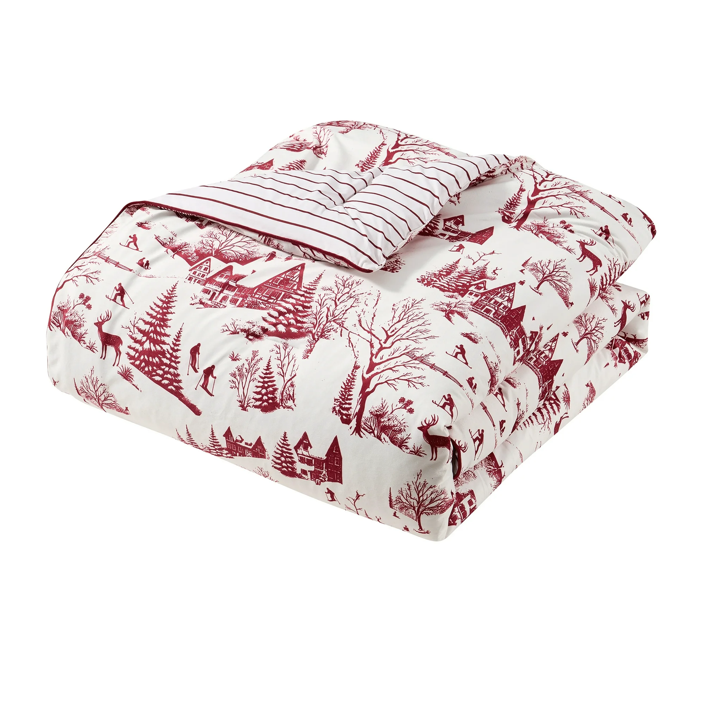 Comforter Set - Aurora Red