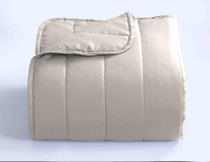 Quilted Stripe Bedspread - LINEN - Bedding Park