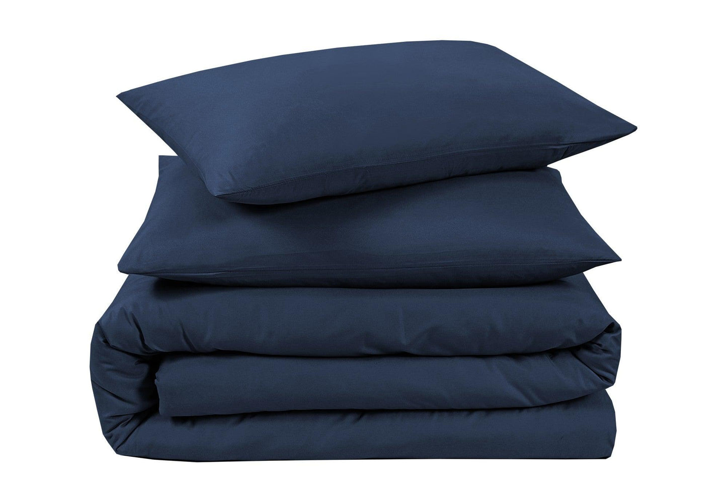 Plain Duvet Cover Set - Navy - Bedding Park
