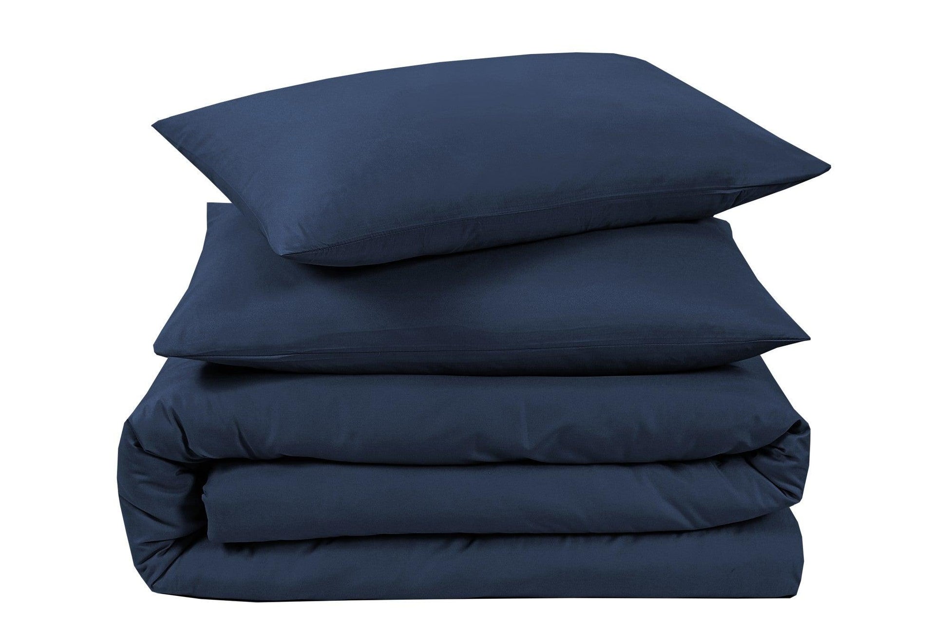 Plain Duvet Cover Set - Navy - Bedding Park