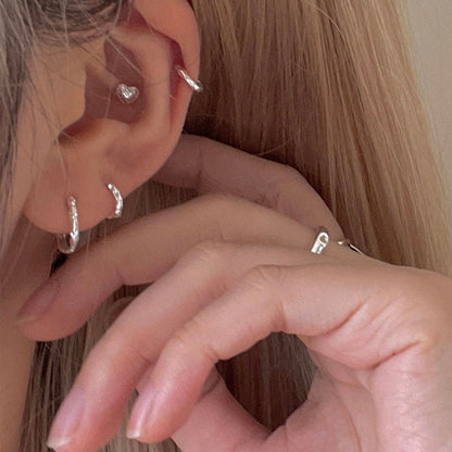 Simple Niche High Sense Ear Clip Female Texture Ear Ring