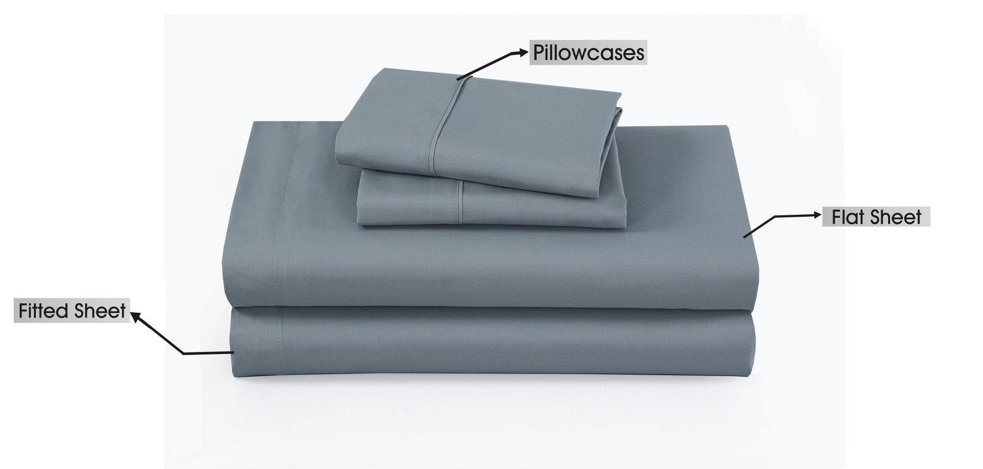 Bed Sheet Set - Gray - Bedding Park