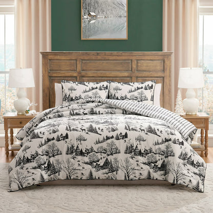 Comforter Set - Aurora Black