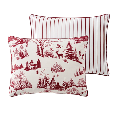 Comforter Set - Aurora Red