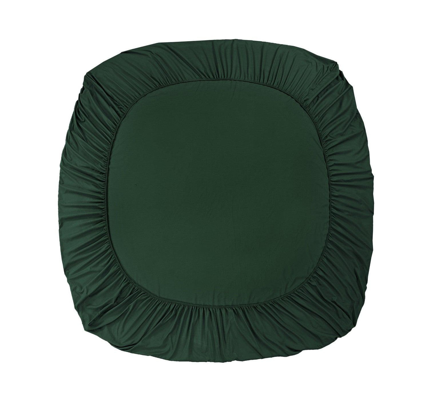 Fitted Bed Sheet - Bottle Green - Bedding Park