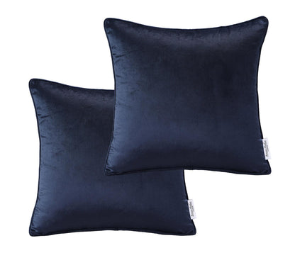 Velvet Cushion Covers - Navy - Bedding Park