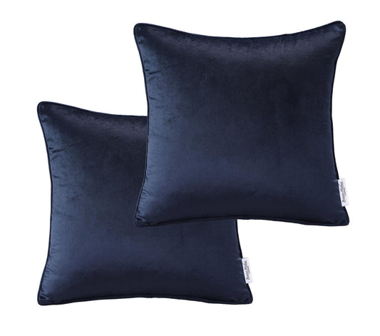 Velvet Cushion Covers - Navy - Bedding Park