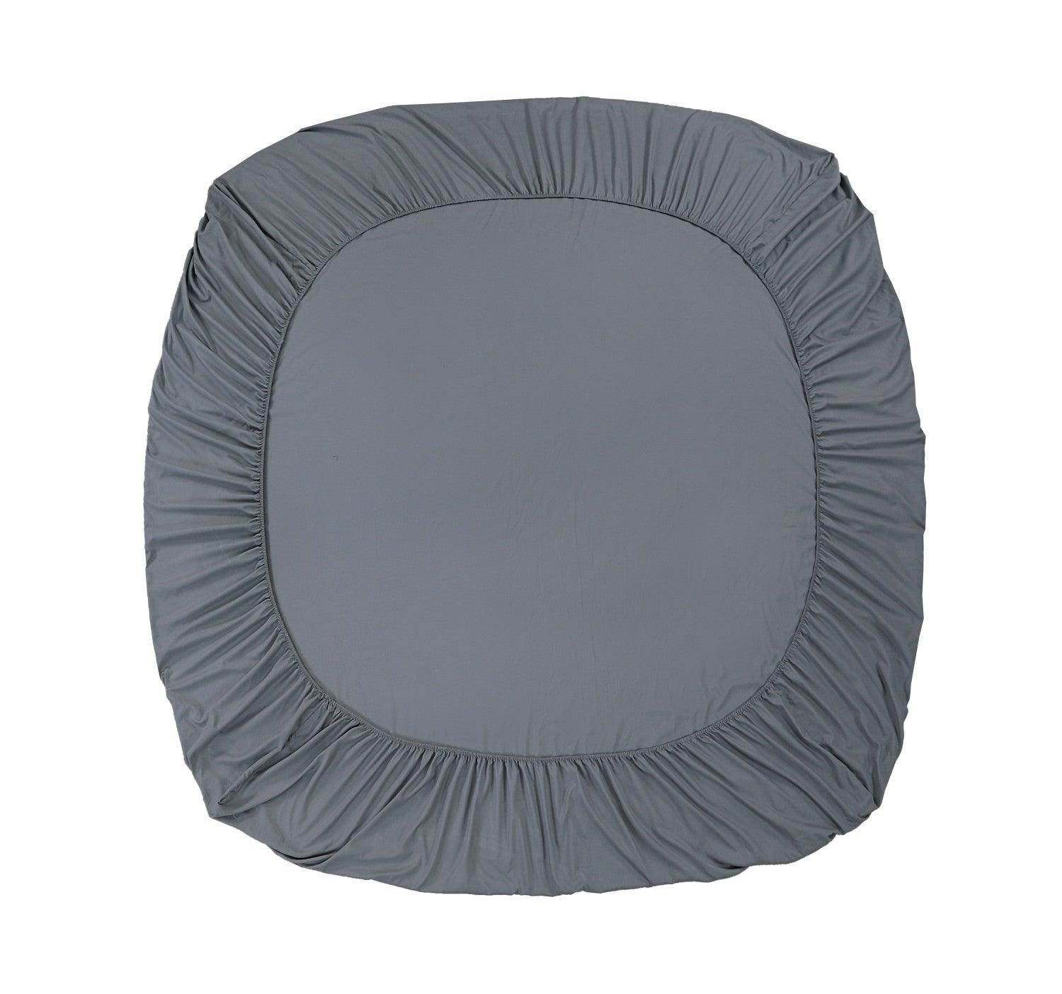 Fitted Bed Sheet - Gray - Bedding Park