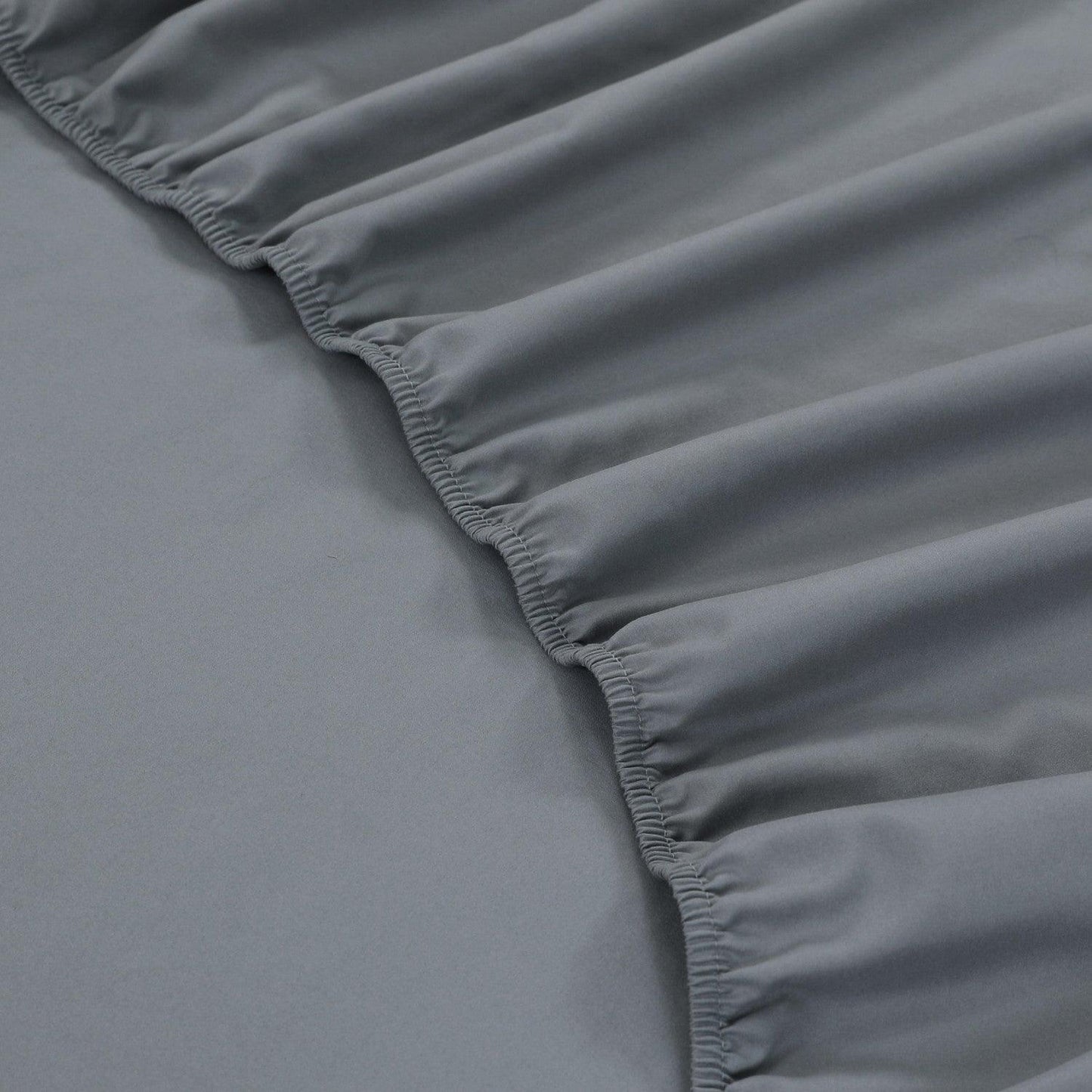 Fitted Bed Sheet - Gray - Bedding Park