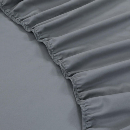 Fitted Bed Sheet - Gray - Bedding Park