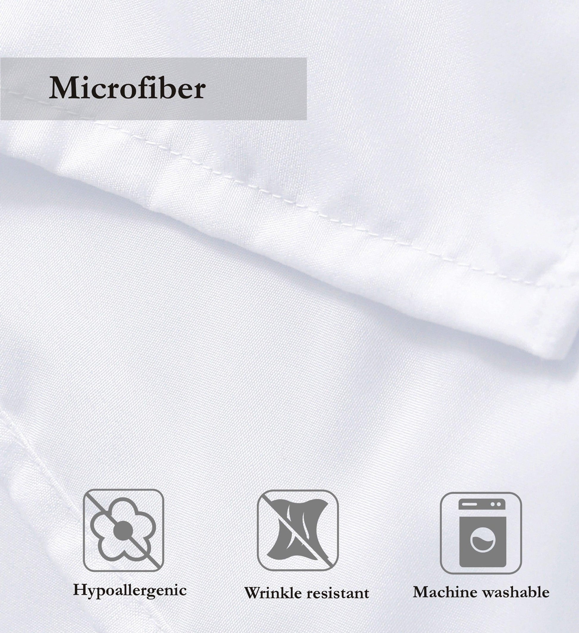 Plain Duvet Cover Set - White - Bedding Park