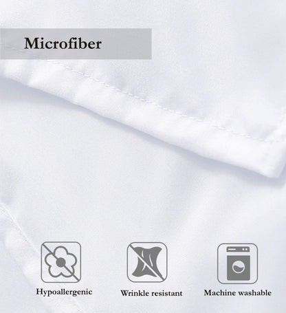 Plain Duvet Cover Set - White - Bedding Park