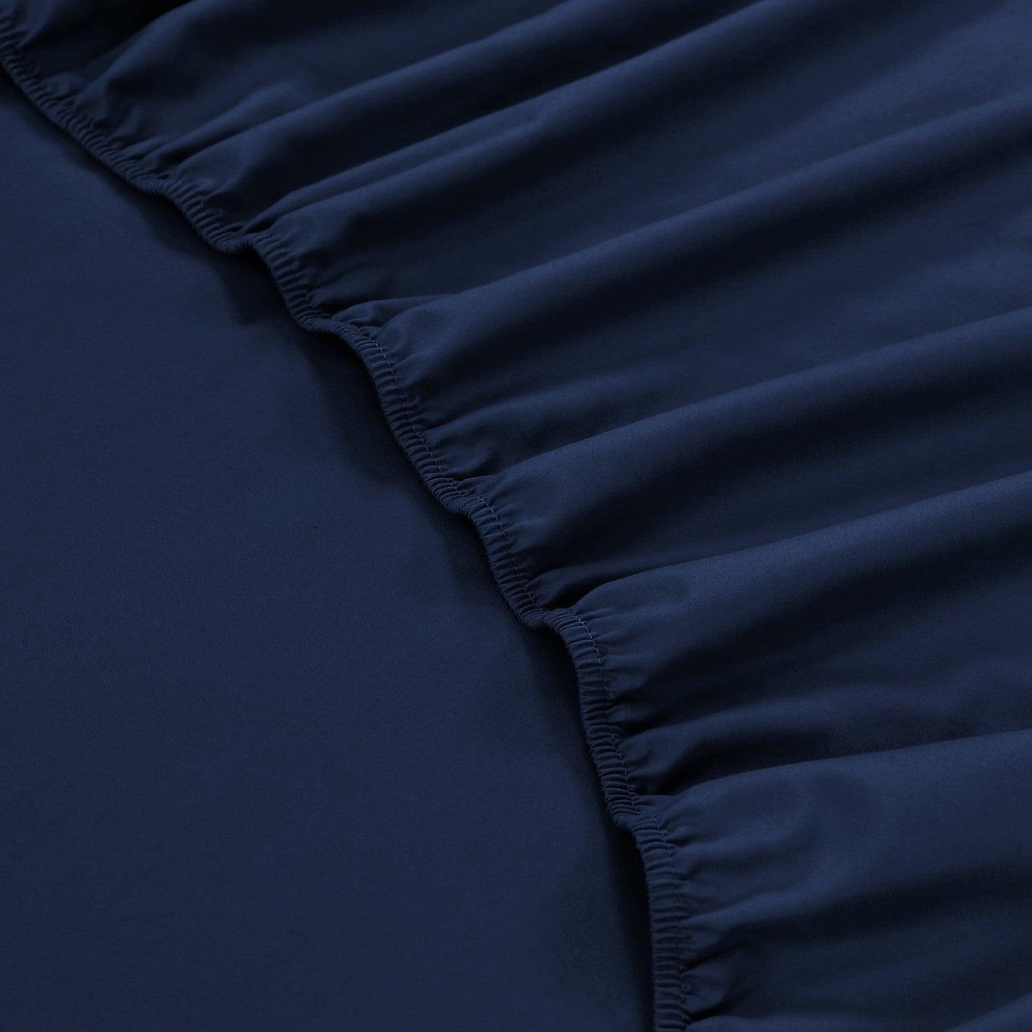Fitted Bed Sheet - Navy - Bedding Park