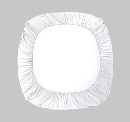 Fitted Bed Sheet- White - Bedding Park