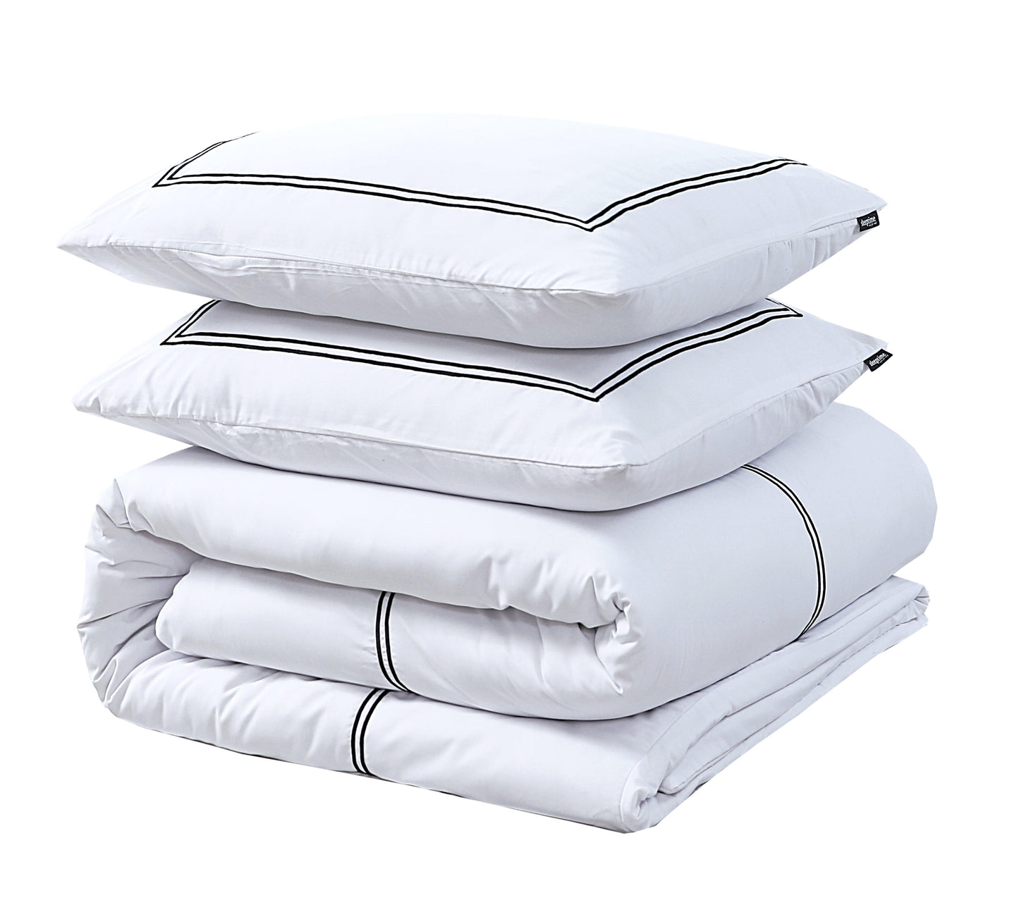Duvet Cover Set with Barat Embroidery - White - Bedding Park