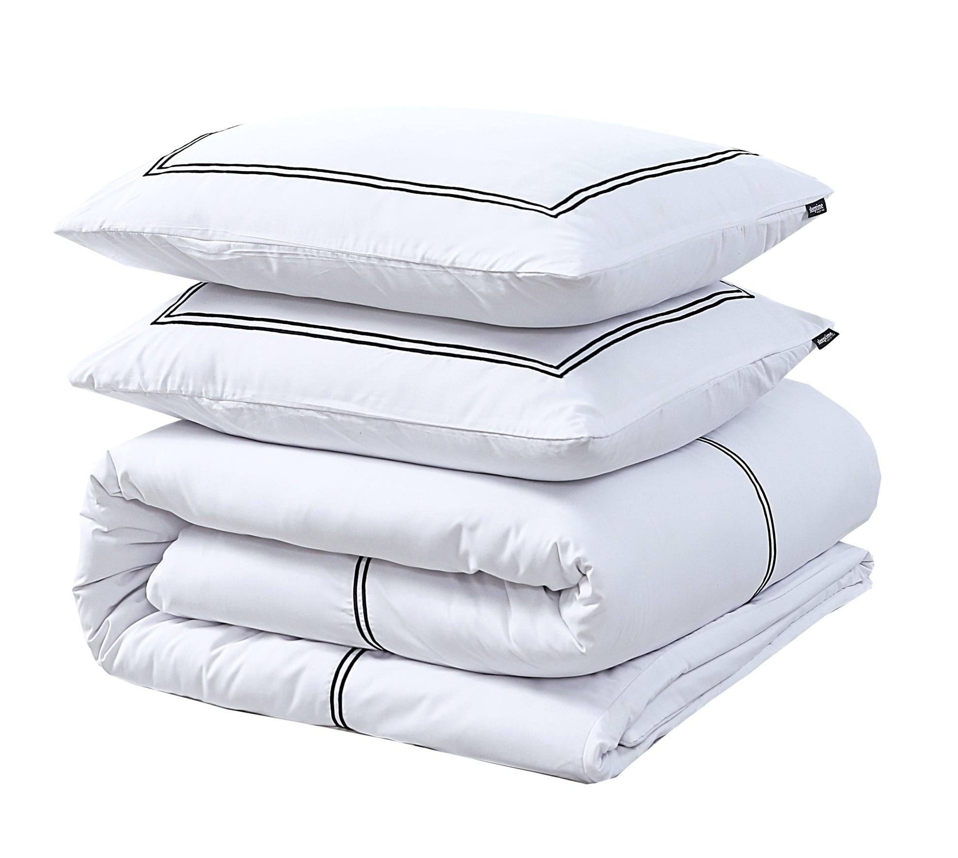 Duvet Cover Set with Barat Embroidery - White - Bedding Park