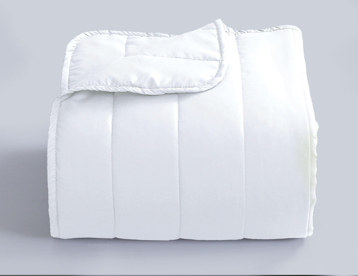 Quilted Stripe Bedspread - White - Bedding Park